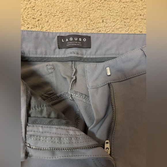 HONEY FULL GRIP GREY I RIDING BREECHES LAGUSO SIZE XS - Picture 6 of 16